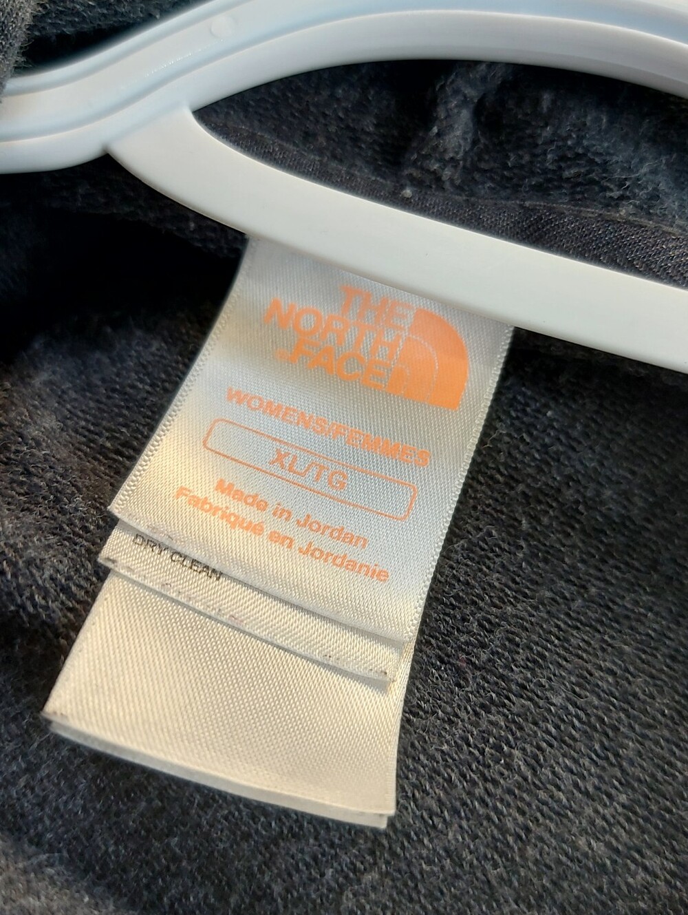 The North Face Heather Charcoal Zip Up Hoodie - Picture 3 of 3